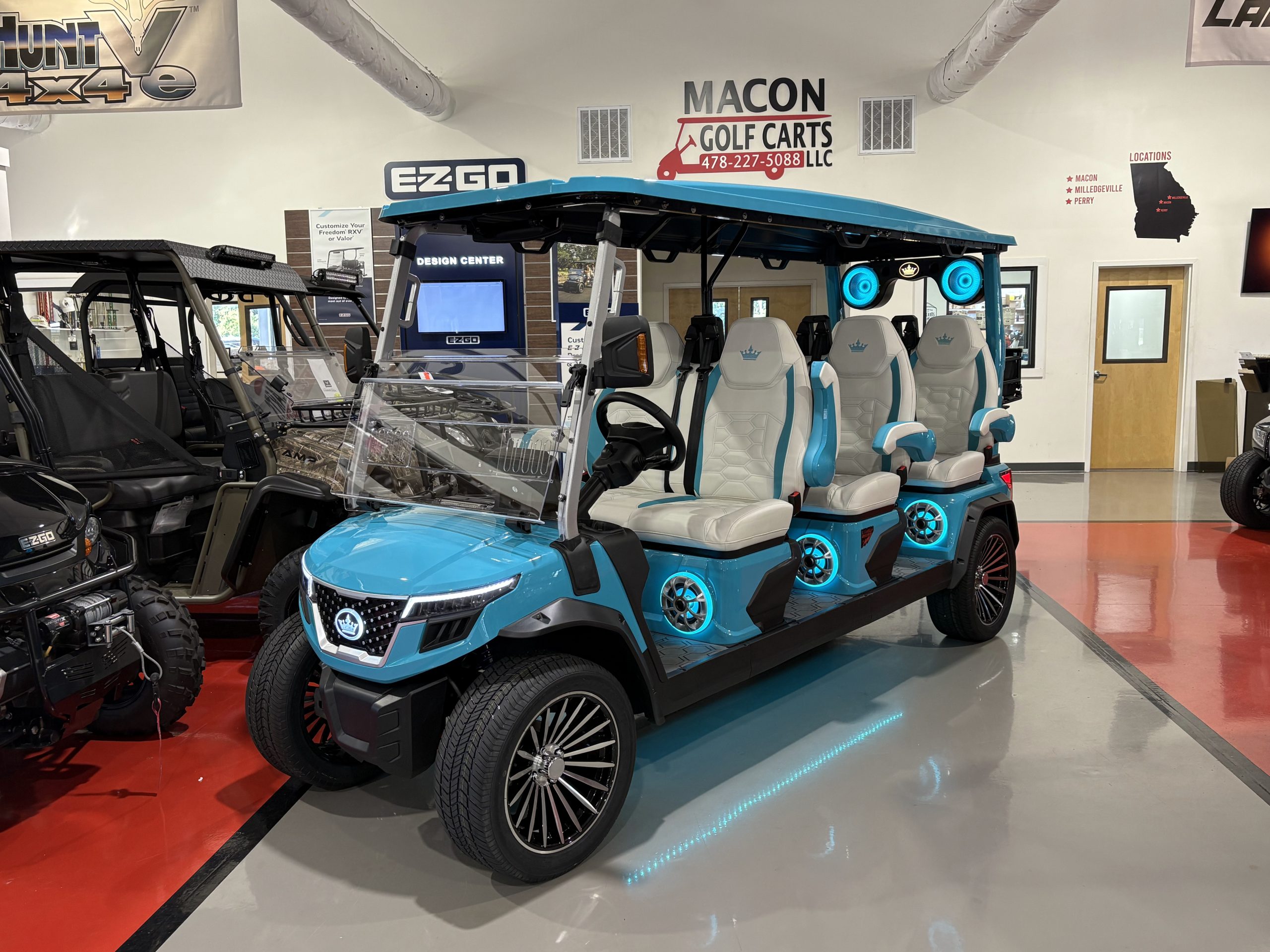 2025 Evolution D-MAX GT6 Lithium 6-Passenger - Sky Blue - Macon