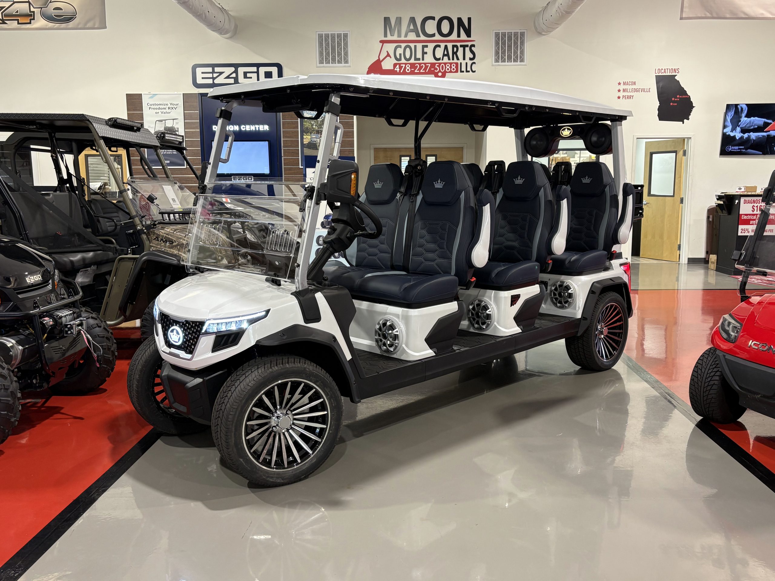 2025 Evolution D-MAX GT6 Lithium 6-Passenger - Pearl White - Macon